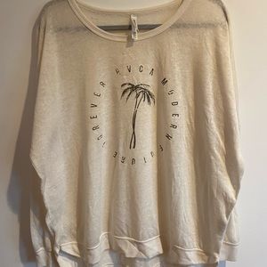 Long sleeve rvca teeshirt